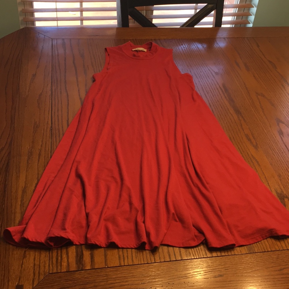 Orange soft comfy dress